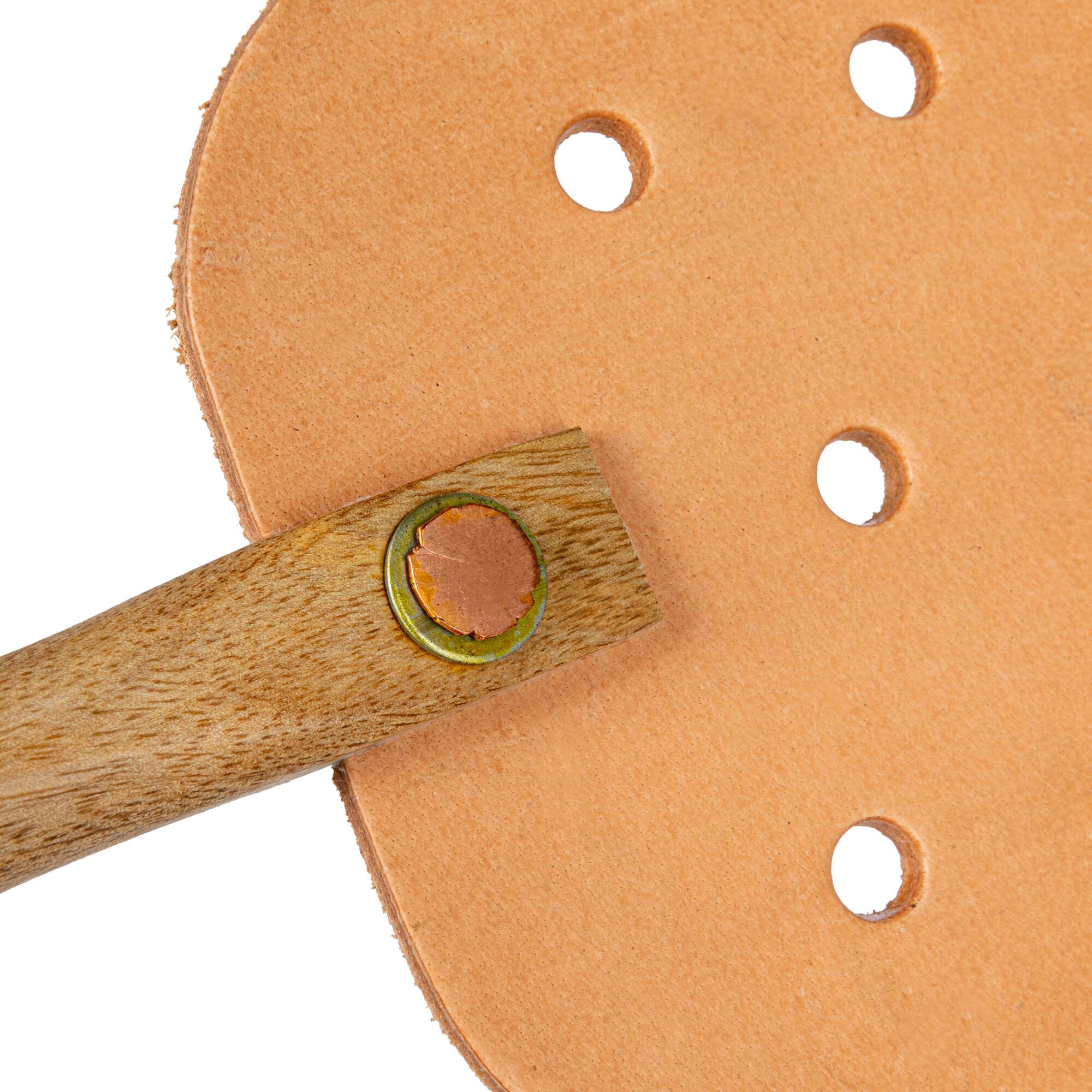 Hello Honey® Natural Modern Buffalo Leather Fly Swatter